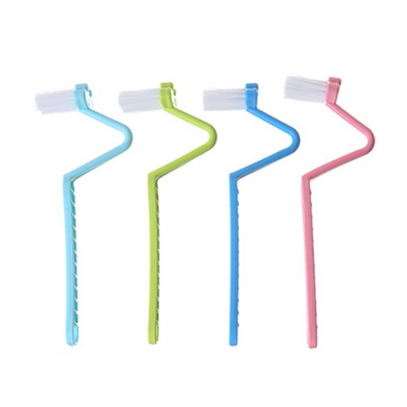 

S-type Toilet Cleaning Brush Family Sanitary Curved Bent Handle Brush Scrubber Home Bath Cleaner Bending Handle Corner Brushes