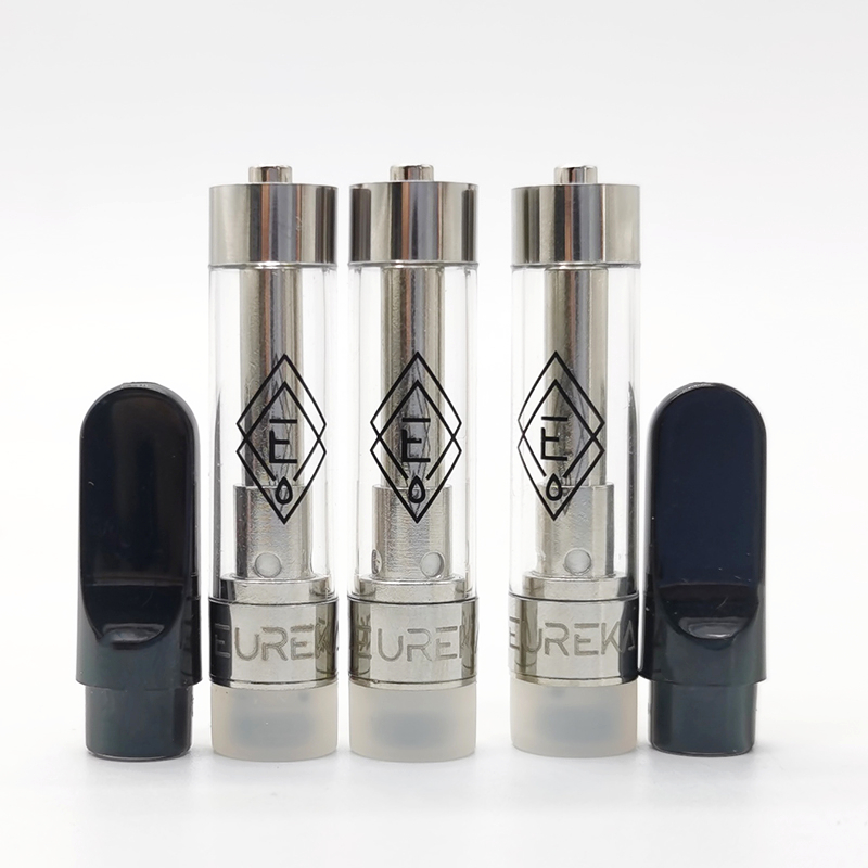 

Eureka NEW Packaging Press Ceramic Tip vape Cartridges 510 Thread Foam Insert Ceramic Coil Cartridge Atomizer 1.0ml 0.8ml Empty Cartridges