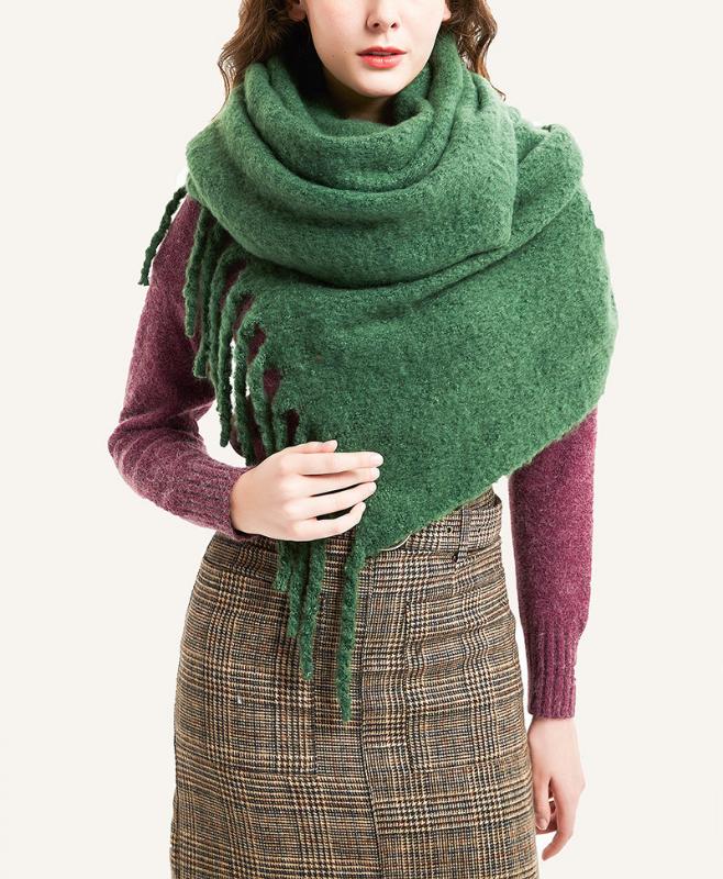

SISHION Autumn Winter Unisex Thick Warm Scarf SP1273 Soft Tassel Circle Sand LadiesMen Shawl 20 Colors New