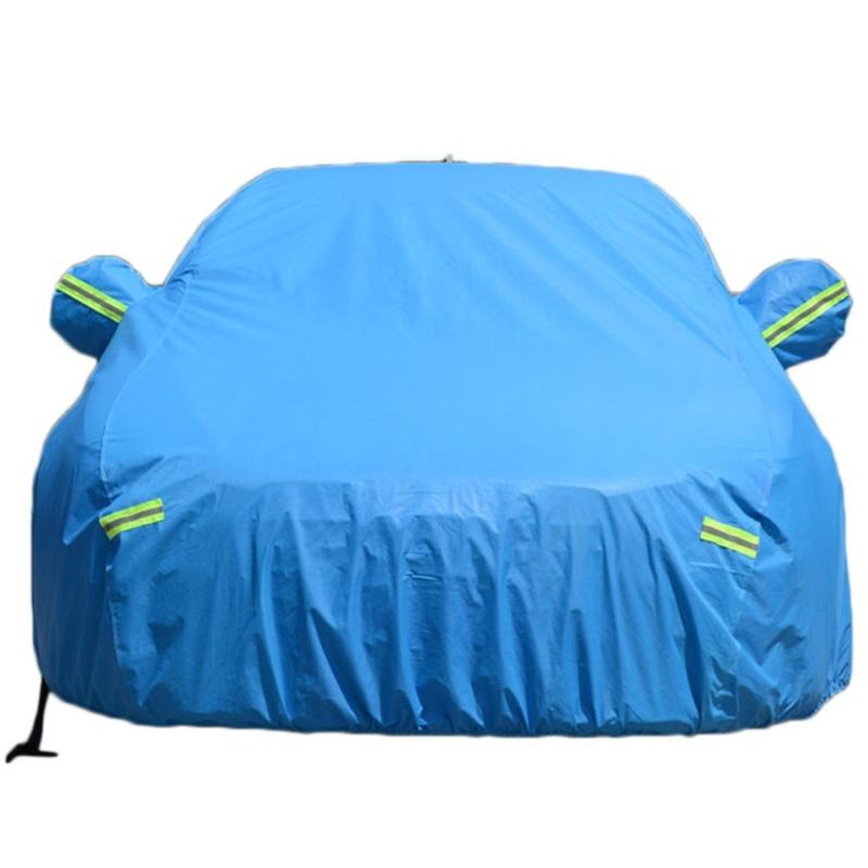 

New Universal Thickening Large Car Cover Indoor Outdoor Against Sun Rain Dust UV Rays Protective Breathable Flocking Car Cover