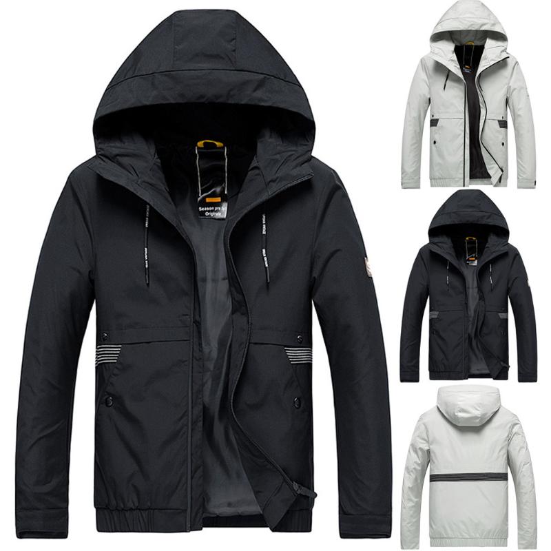 

2020 hot Uniform outdoor Hiking Jacket Fight Skin Warm Washed Leather Men's Clothing High Quality Casual Coat Men Jacket A30822, Bk