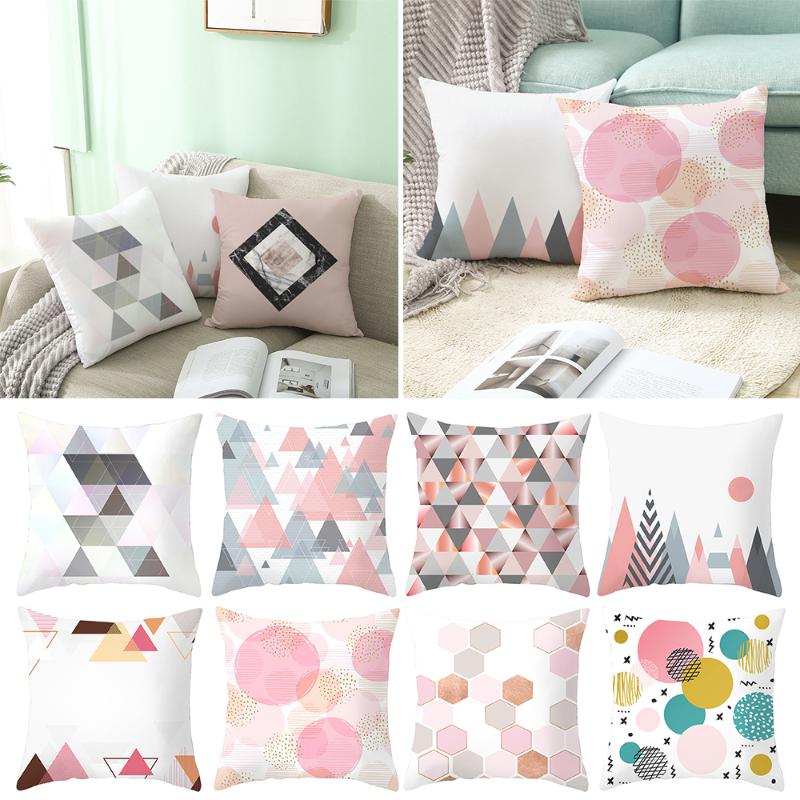 

45×45cm Soft Velvet Cushion Cover Home Throw Pillow Case Decorative Bedroom, 20