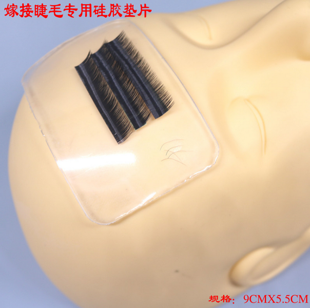 

by dhl 200pcs Eyelashes Pad Transparent Silicone Planting Practice Lint Free Eyelid Makeup Grafted False Eyelash extension
