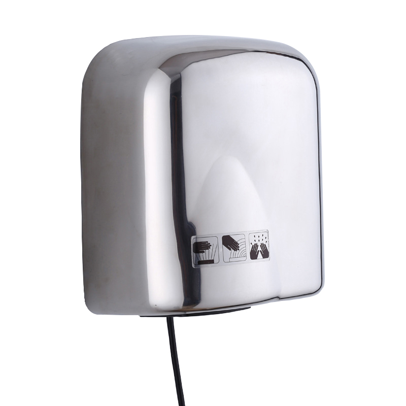 

1650W high power stainless steel hand dryer hotel and supermaket wall mounted automatic Hot air drying machine