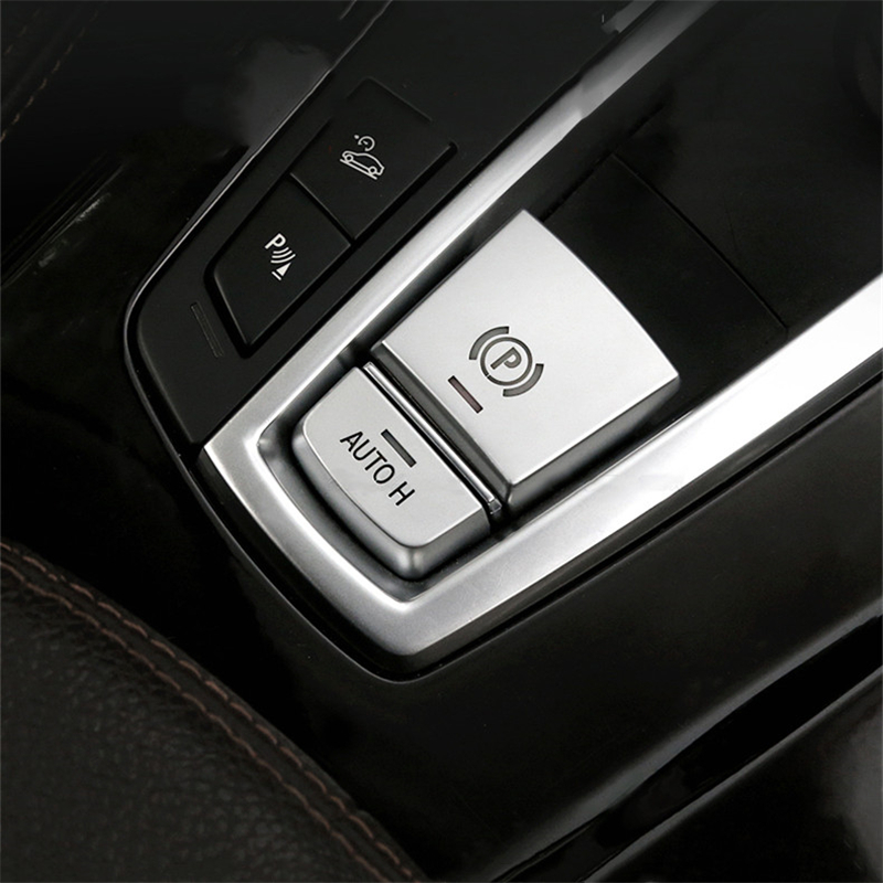 

AUTO H Electronic Handbrake Buttons P File Sequins Decoration Cover Trim For BMW X5 E70 F15 X6 E71 F16 Car Styling Interior