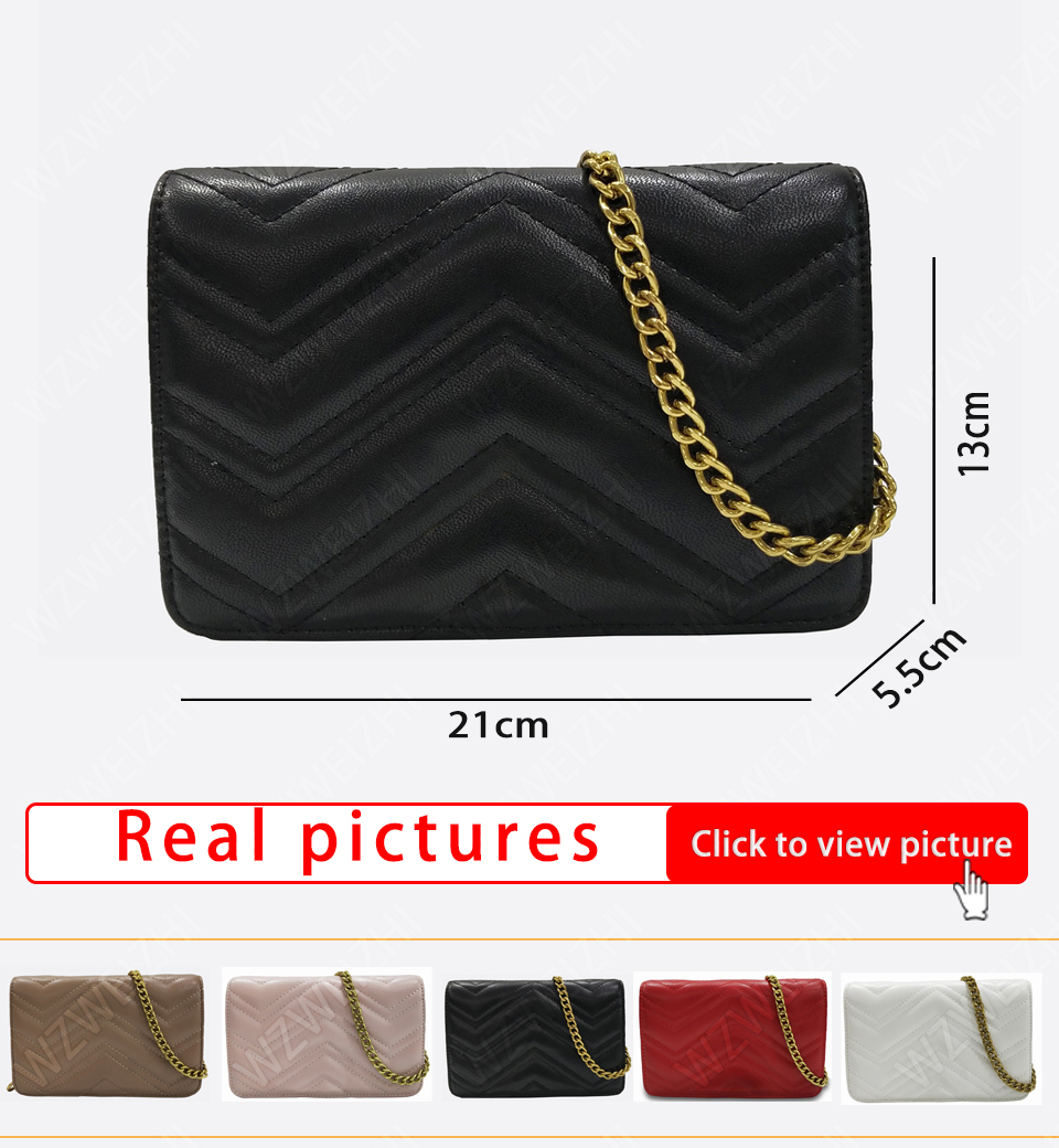

Fast delivery Fashion womens Clutch Bags handbags purses Pu Leather Small Gold Chain Cross body bags ladies Shoulder Messenger Bags, Red