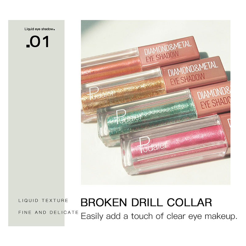 

Star Diamond Glitter Shimmer Liquid Eyeshadow Long-lasting Waterproof Smudge-proof Eye Shadow Silkworm Liquid, 09