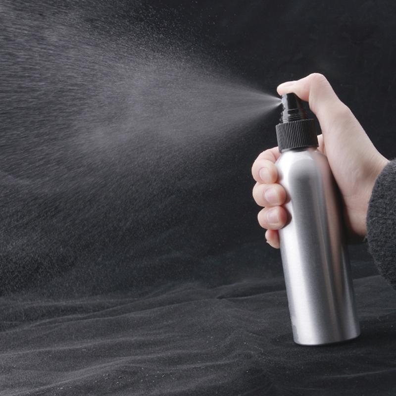 

2pcs Bathroom Essential Oil Refillable Hotel Household Empty Perfume Atomizer Pressed Pump Portable Spray Bottle Travel Aluminum