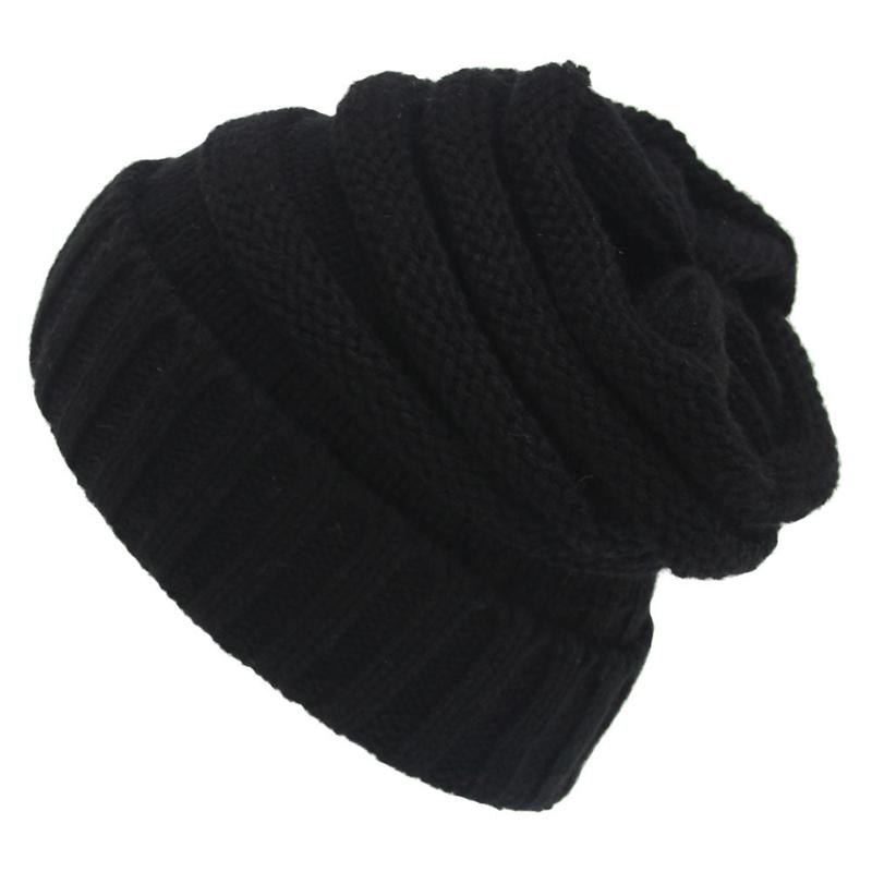 

Beanies Men Women Unisex Knit Beanie Winter Warm Hat Knitted Cap Skull Oversize Solid Fleece