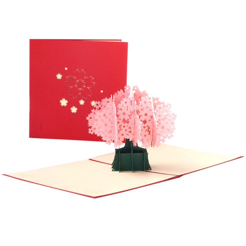 

Creative 3D Card Beautiful Creative Minimalistl Appearance Hollow Greeting Cards with Envelope for Birthday Valentine Gift