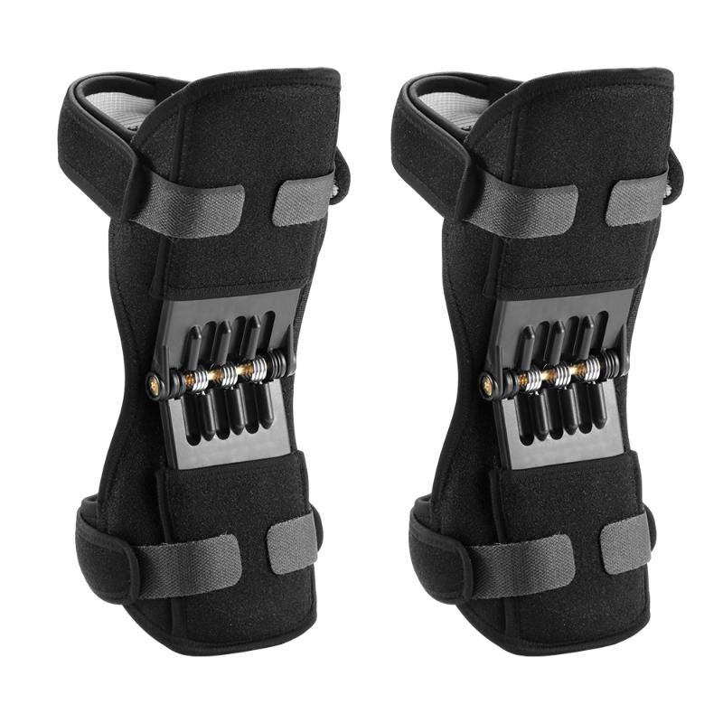 

Joint Support Knee Pads Powerful Rebound Spring Force Knee Breathable Non-Slip Power Lift Joint Pads Leg Protector, 2pcs