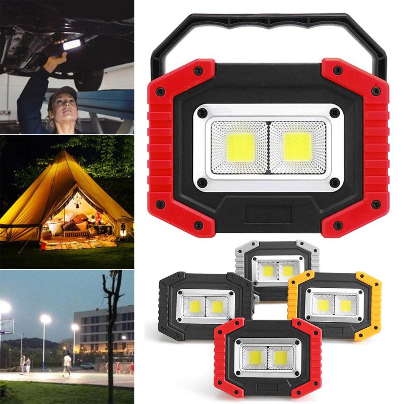 

COB Work Light Rechargeable Emergency Flood Lamp Outdoor Multifunctional Work Light TN99