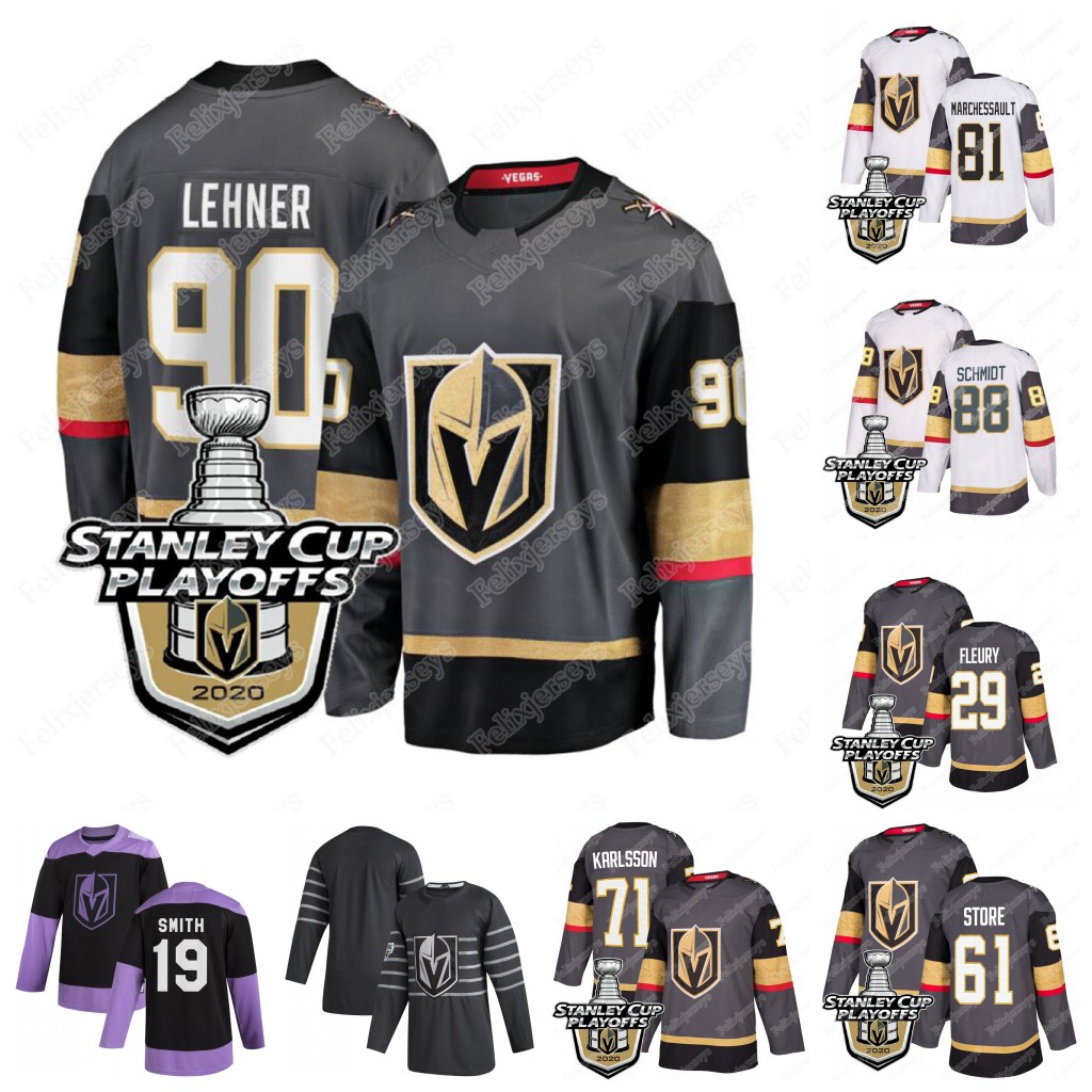 

Womens Mark Stone 2020 Stanley Cup Playoffs Jersey Vegas Golden Knights Robin Lehner Reilly Smith Paul Stastny Ryan Reaves Max Pacioretty, 2019 black all-star game