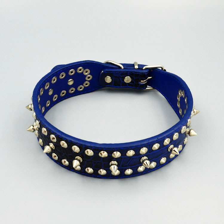 

Pet Collar Dog Leather Riveting Nail Collar Collar Large Dog