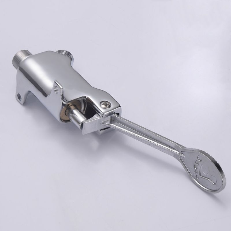 

Foot Pedal Control Valve Faucet Kitchen Sink Water Tap Vertical Basin Switch 72XD