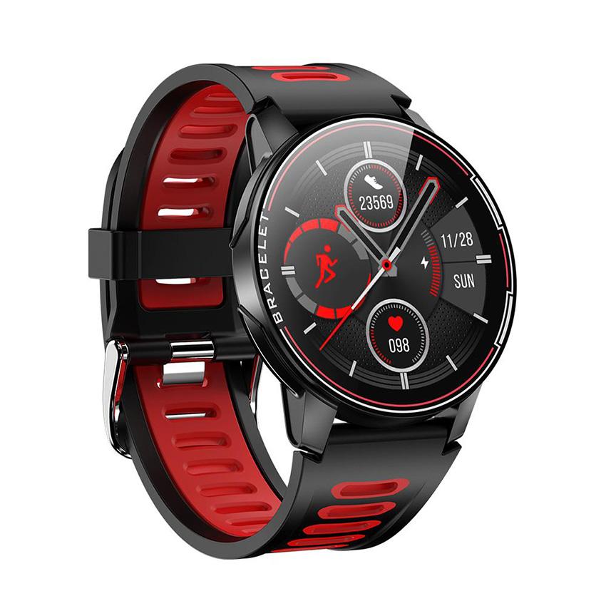 

2020 L6 Smart Watch Men Women IP68 Waterproof Bluetooth 4.0 HD Round Heart Rate Blood Pressure Monitor Cardio Bracelet Vs L3 L5 10pcs DHL