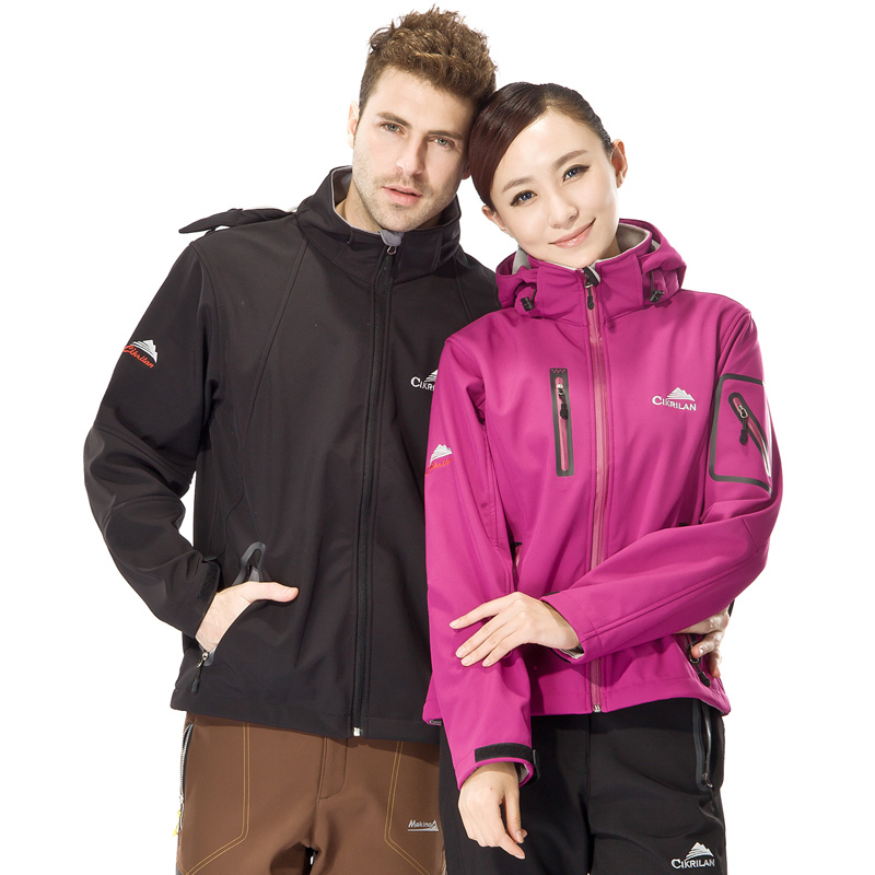 

Couple models Windbreaker Softshell Outdoor Jacket Water Resistant Climbing Camping Hiking Coat Fishing hunting Jackets, Women black