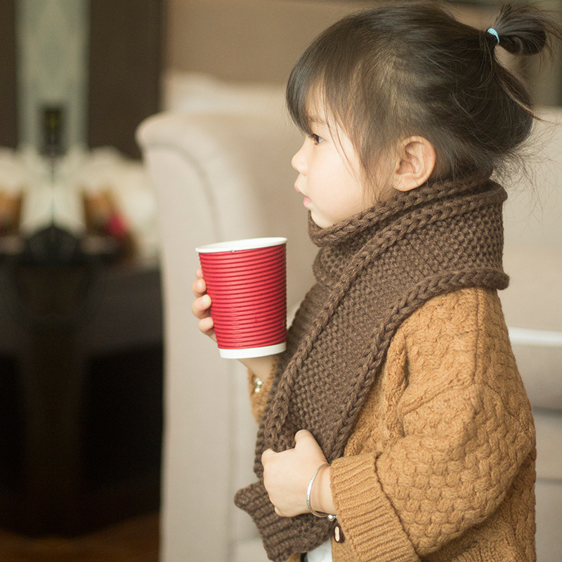 

New Kids Scarf Boys Girls Baby Winter Warm Scarf Women Knit Shawl Children Neck Collar Keep Warm Accessories Wind Present
