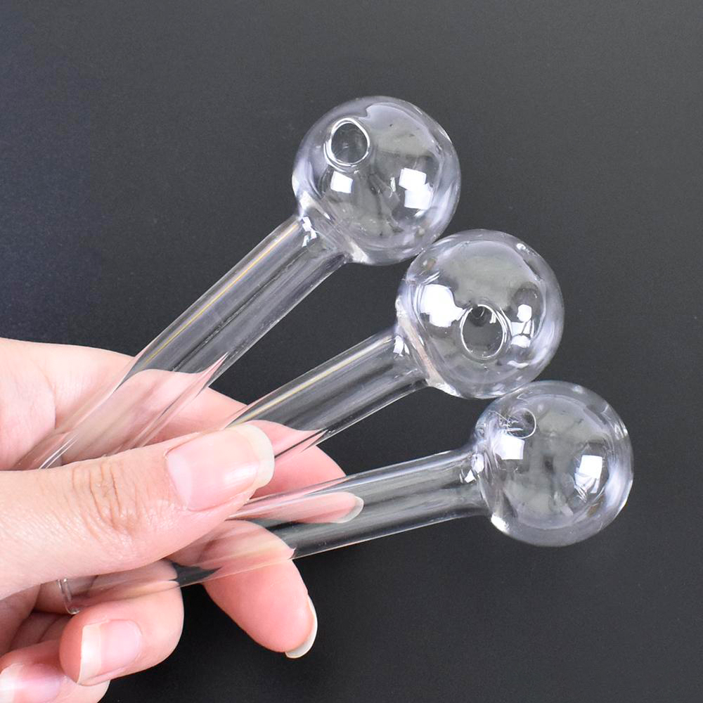 

Great Pyrex Thick Clear Glass Oil Burner Clear Glass Oil Burner Glass Tube Oil Burning Pipe somking pipes water pipes free shipping