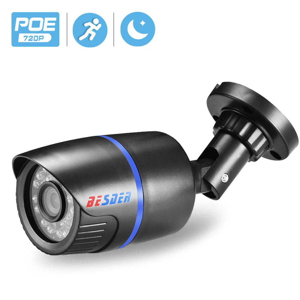 

HD 720P Megapixel IP Camera PoE Power Over Ethernet IR Bullet IP Camera Outdoor Indoor IR Cut 1080P Lens ONVIF