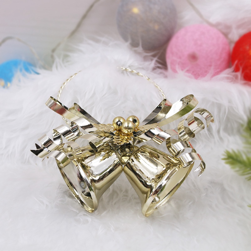 

Merry Christmas bell decorations Christmas tree ornaments Big bow bells Family decoration items