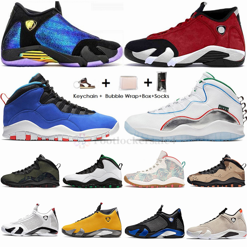 

Size 13 With Box 14s Gym Red Varsity Royal DB Doernbecher 14 Mens Basketball Shoes 10 10s Wings Seattle Tinker Jumpman Sports Sneakers, 14s-the last shot