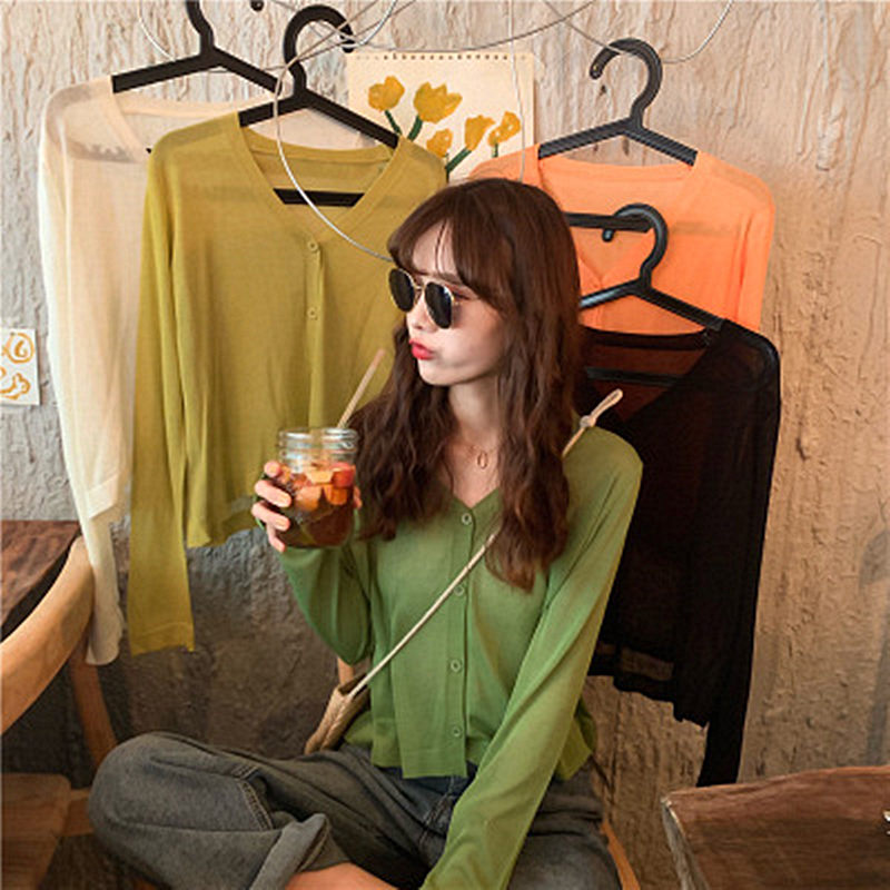 

Blackday Hot Girl Autumn Knitted Cardigan Long Sleeve Crochet Women Casual Sweater Female Tops Coat Pull Femme New, Black