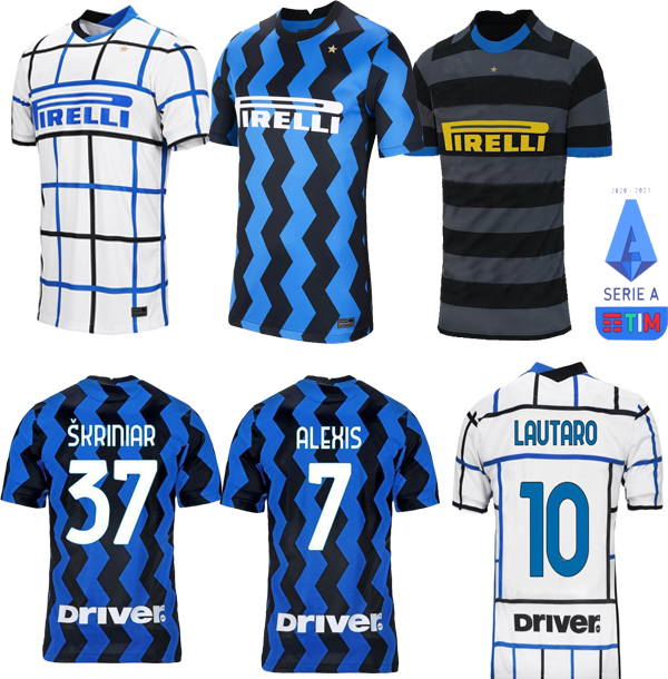 

top quality2020 Milan LUKAKU Third away Soccer Jersey 2021 ALEXIS Soccer Shirt Away JOVETIC LAUTARO CANDREVA SKRINIAR Away football uniform, Black;yellow