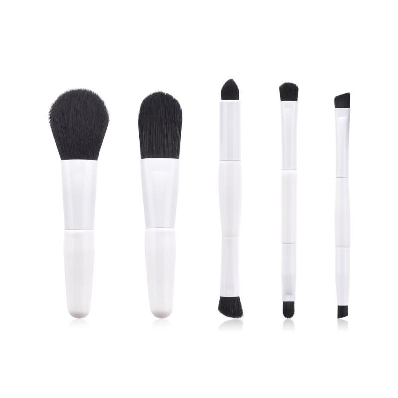 

5 makeup brush set makeup tools powder brush portable