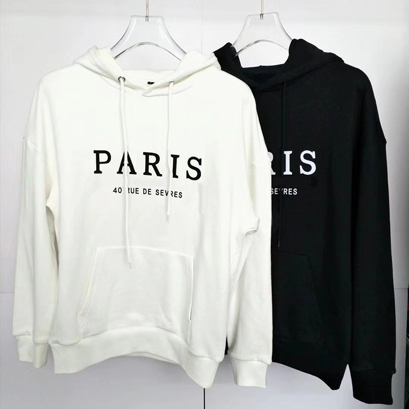 

Mens Clothing Homme Hooded Sweatshirts Mens Women Stylist Letter Embroidery Hoodies High Street Hoodies Pullover Sweatshirts M-2, Black
