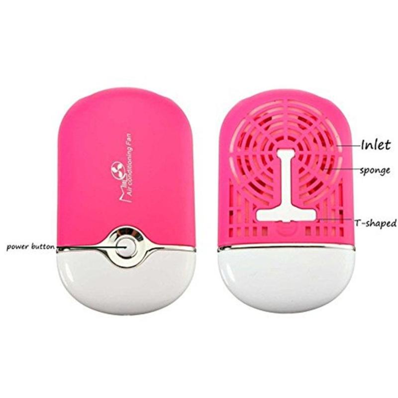 

USB Mini Air Conditioning Fan for Eyelash Extension Blower Drying Glue Graft Eyelash Extensions Drying Pink Fanlashes bunches