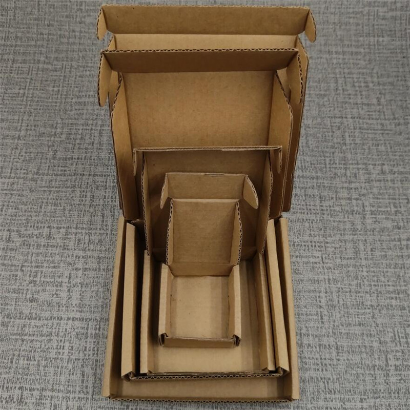 

5x5x2cm/5x5x3cm Mini Corrugated Paper Box Small Gift Packaging Box Thicken Parts Packing Boxes Retail Boutique 100pcs