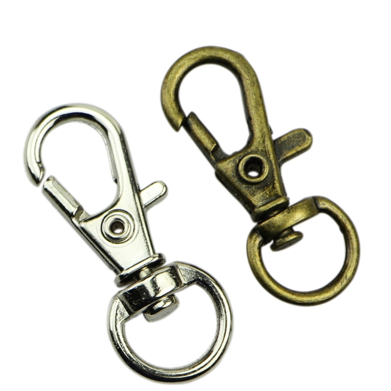 

10pcs Swivel Trigger Clips Snap Hooks Keychain Bag Lobster Clasp DIY Craft Accessory
