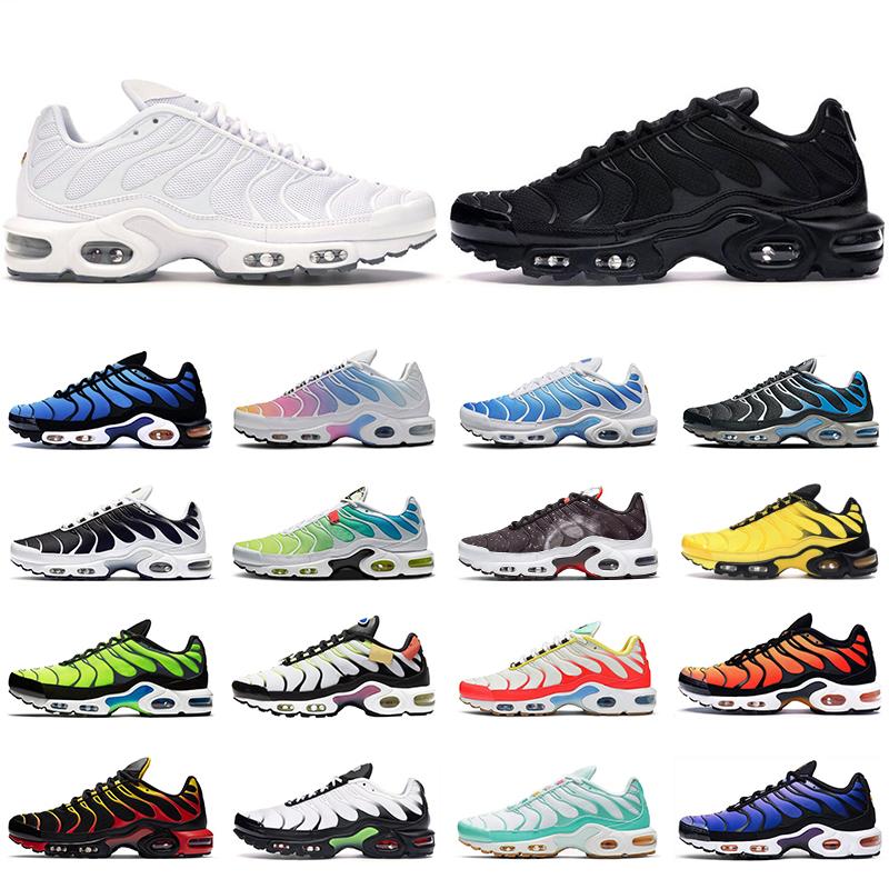 

2020 TN plus se mens women running shoes trainers triple black white Hyper Royal Blue Oreo Brushstroke Camo men outdoor sports sneakers, #4