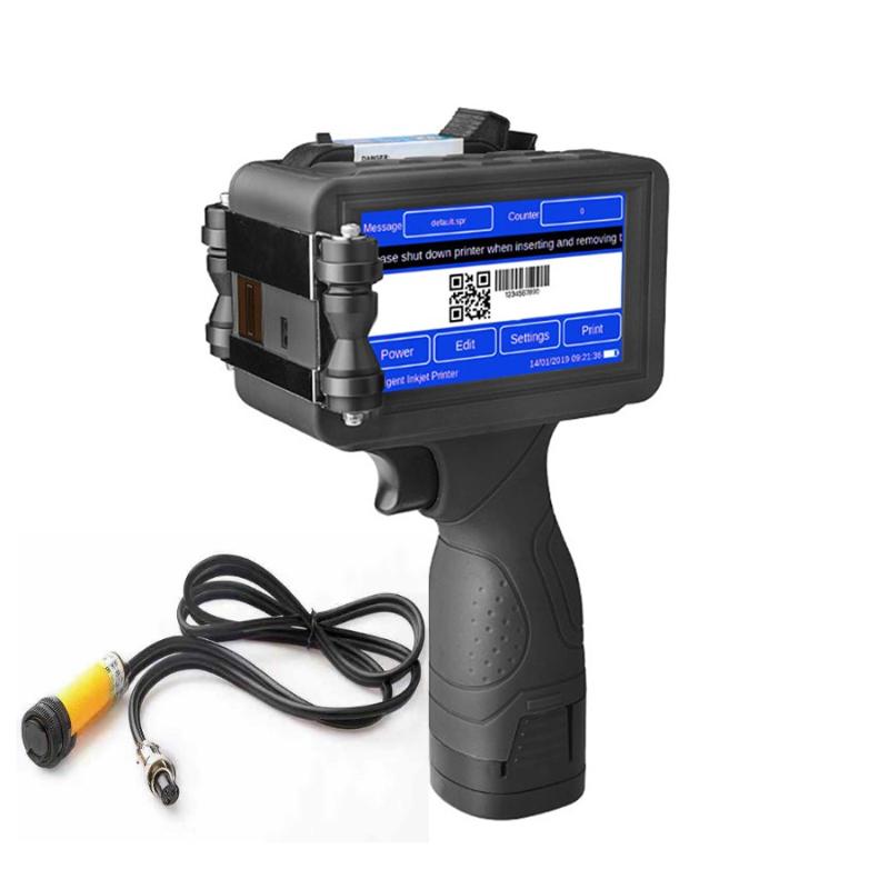 

Industrial Handheld portable Inkjet Printer M6 comes with auto trigger cable hand inkjet printer