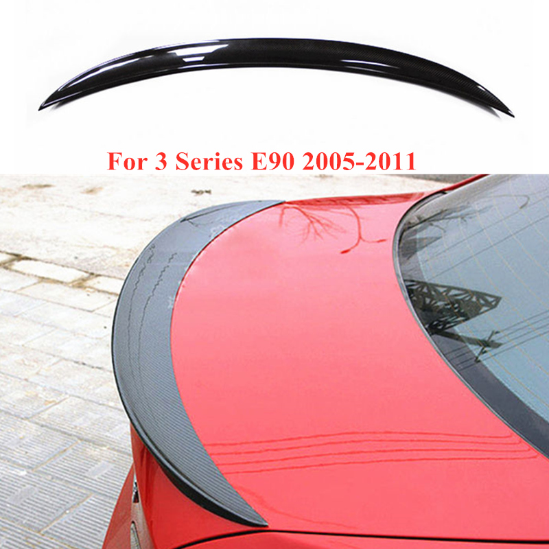 

Top quality Body Kits Real Carbon fiber Automobile spoiler For B-MW 3 Series E90 2005-2011 M3/M4/Performance Style Trunk lip wing