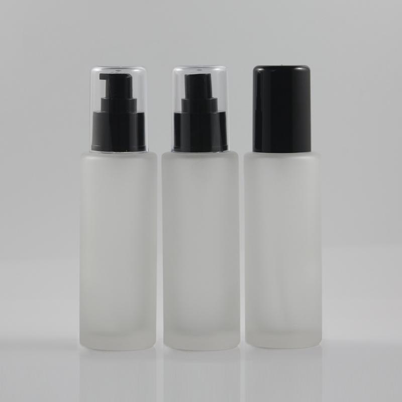 

100ml Glass Empty Lotion Container,50pcs Frosted Clear Spray Bottle