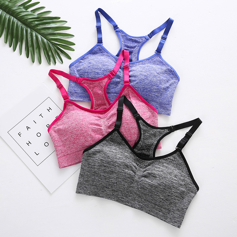 

Women Zipper Push Up Sports Bras Vest Underwear Active Bra Shockproof Breathable Gym Fitness Athletic Running Yoga Sport Tops, Gray