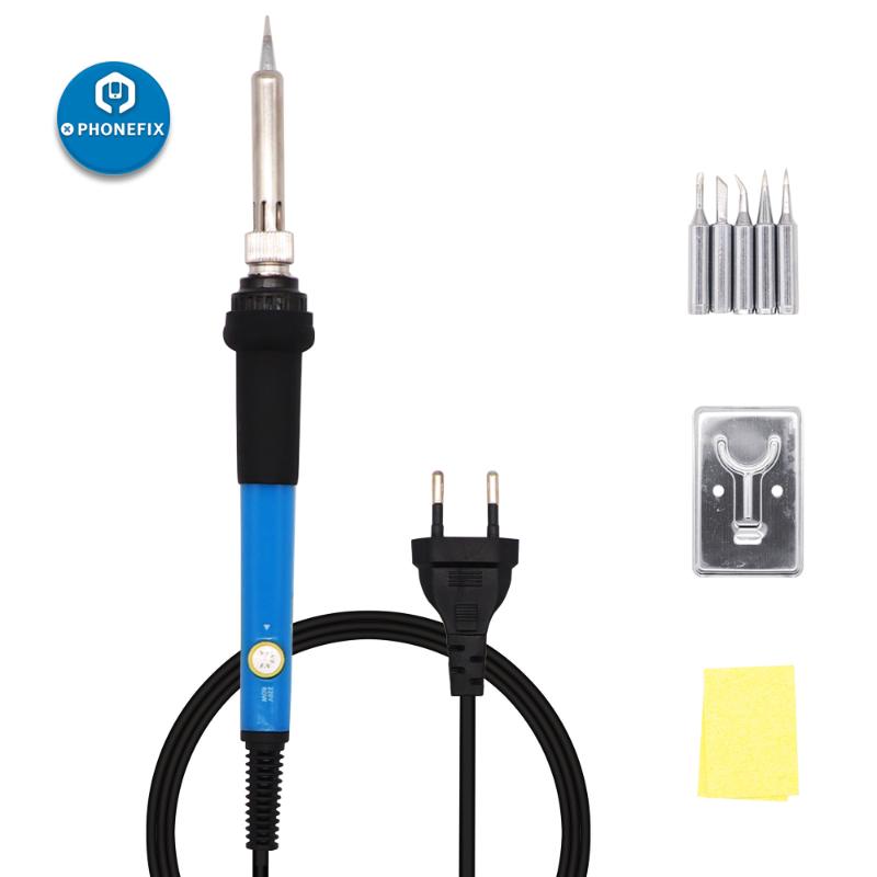 

Adjustable Temperature 60W Electric Soldering Iron Rework Station Mini Handle Heat Pencil Motherboard BGA Welding Repair Tools