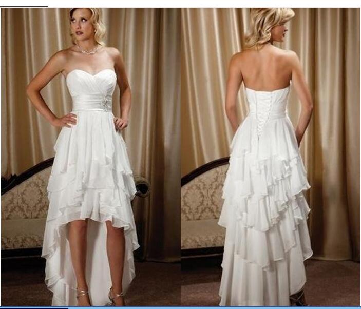 high low wedding dress with boots