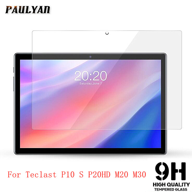 

Protective Glass for Teclast P10S/HD P20HD M30 10.1 inch 9H HD Screen Protector Clear Film Tablet Tempered Glass for Teclast M20