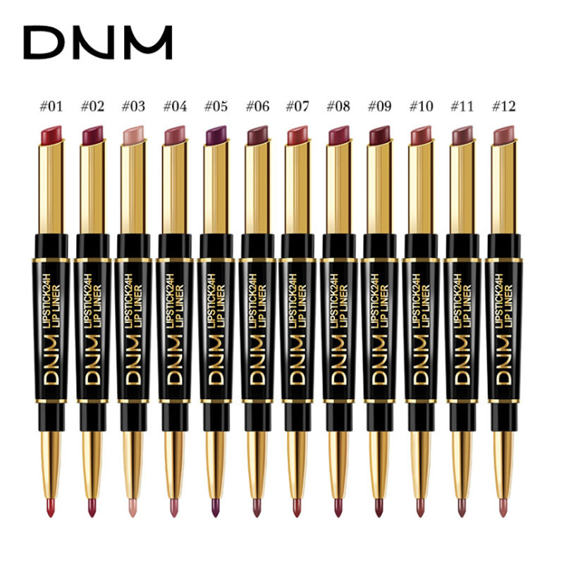 

DNM 12 Colors Lip Liner Matte Waterproof lip pencil Long-lasting lipsticks Liner Makeup lips Moisturizing lipliner set TSLM1, 06