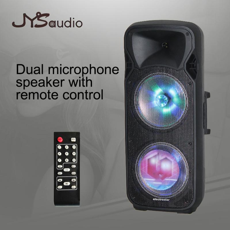 

Portable Trolley Bluetooth Speaker Outdoor Rod Trolley Speaker with Rechargeable Battery with Sensing Sound Effect