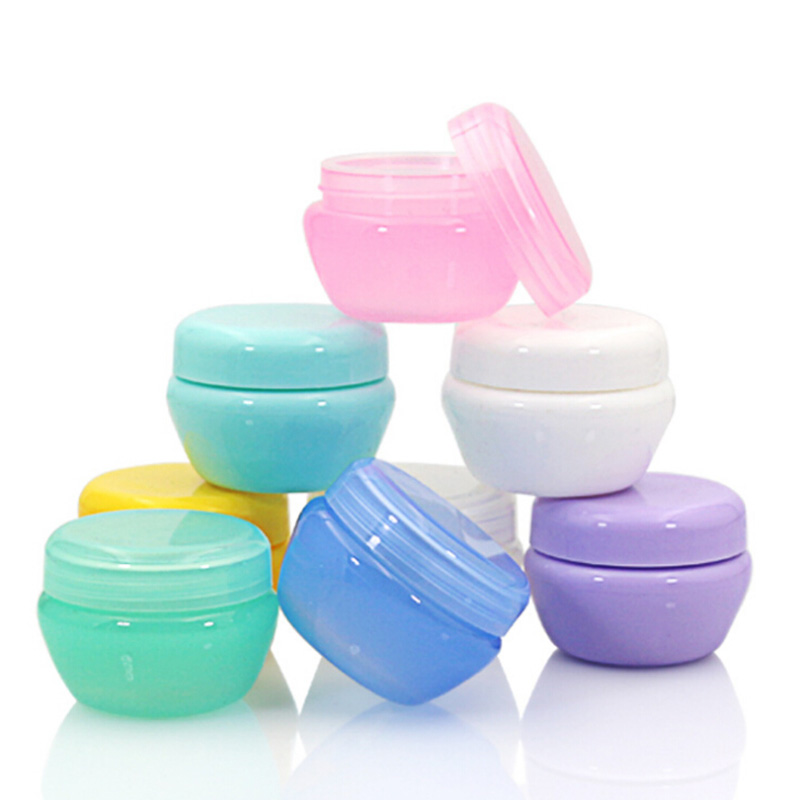 

5g Refillable Bottles Plastic Empty Makeup Jar Pot Travel Face Cream/Lotion/Cosmetic Container empty jar pots 5 colors