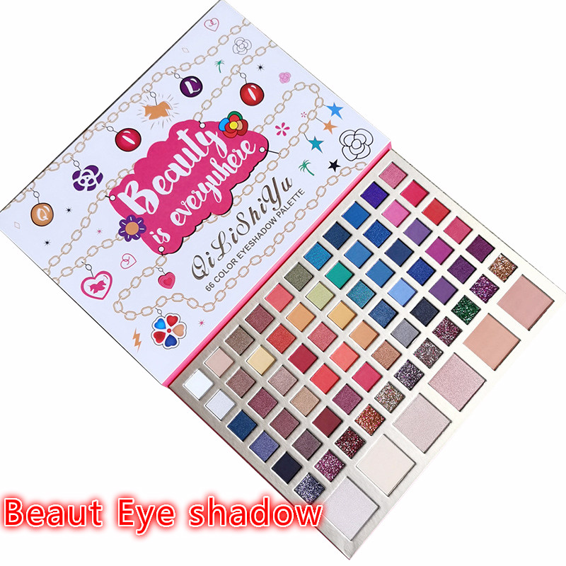 

72 Color Stage Eyeshadow Palette Multi-color Large Palette Eyeshadow High Gloss Matte Blush Smoky Makeup Holiday Makeup TSLM2, 1 pc