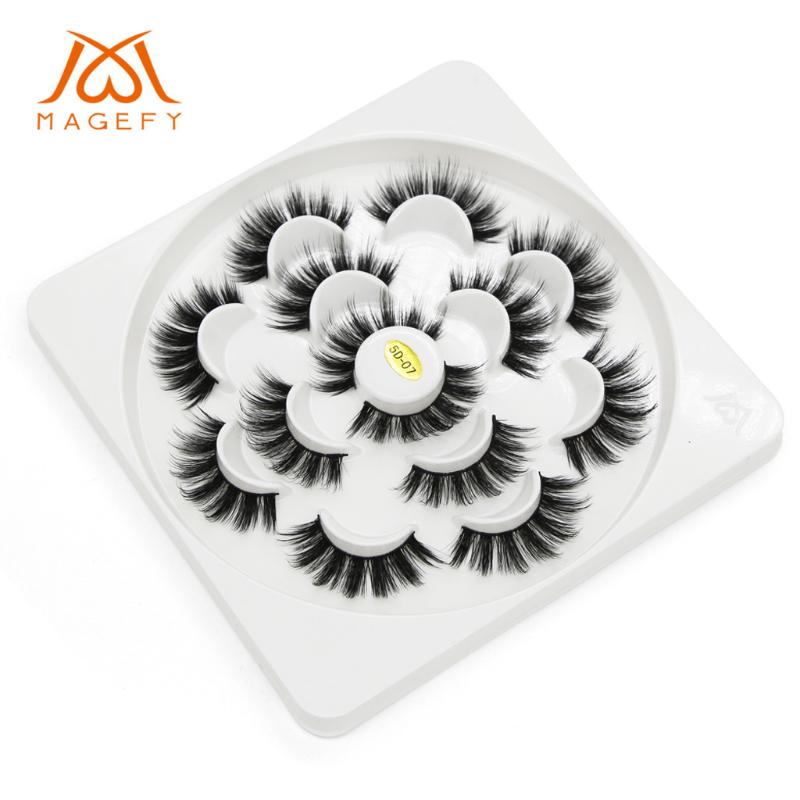 

Party 5D False Eyelashes Lashes Voluminous Eye Lashes 7 Pair Makeup j802