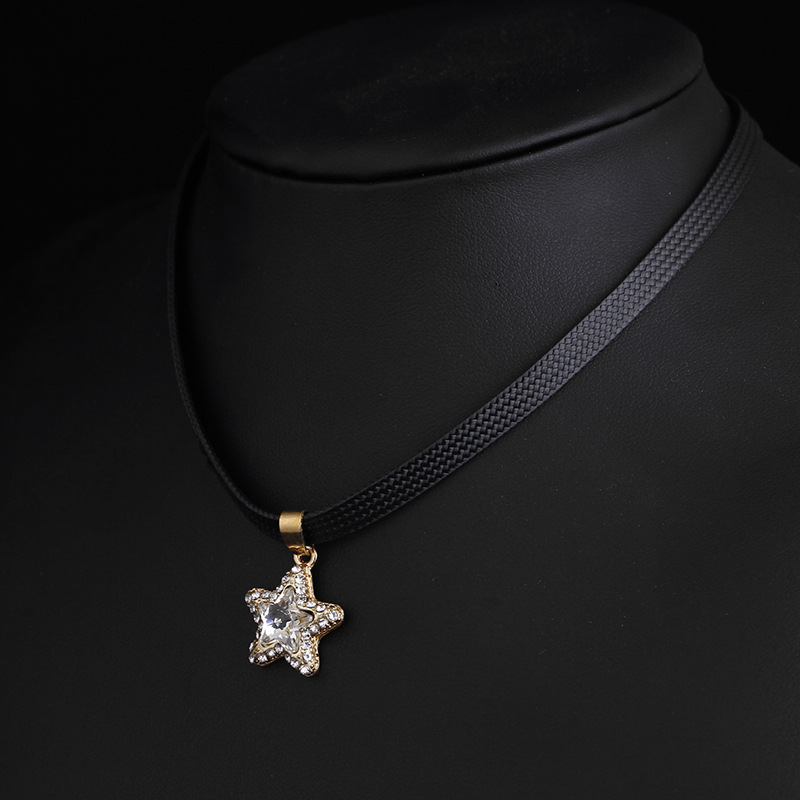 

moda mujer 2020 cross necklace star aesthetic jewelry best friend necklace girl acessorios piedras para bisuteria por mayor