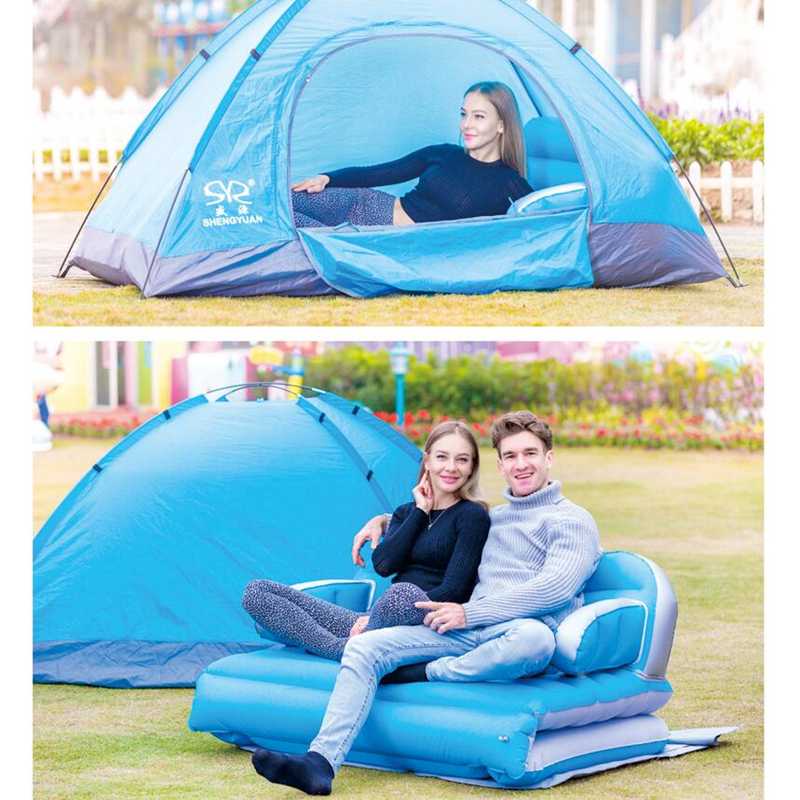

Foldable sofa bed PVC Comfortable Trunk camping bed Car Travel Couple Self-driving Outdoor Camping Mat Cushion mattress