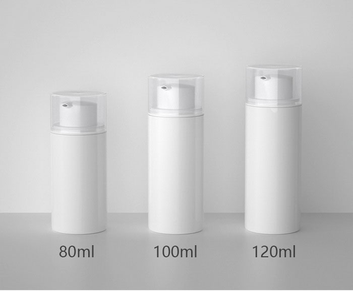 

300pcs 80ml 100ml 120ml White PP Airless Bottle Vacuum Pump Lotion Bottles Used For Cosmetic Containers