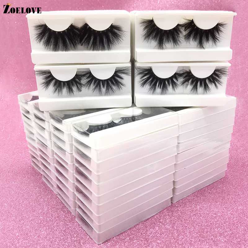 

30pairs 25MM Lashes Mink eyelashes Bulk Vendor Dramatic Lashes Packaging Boxes Wholesale False Eyelashes Luxury Eyelash Cases